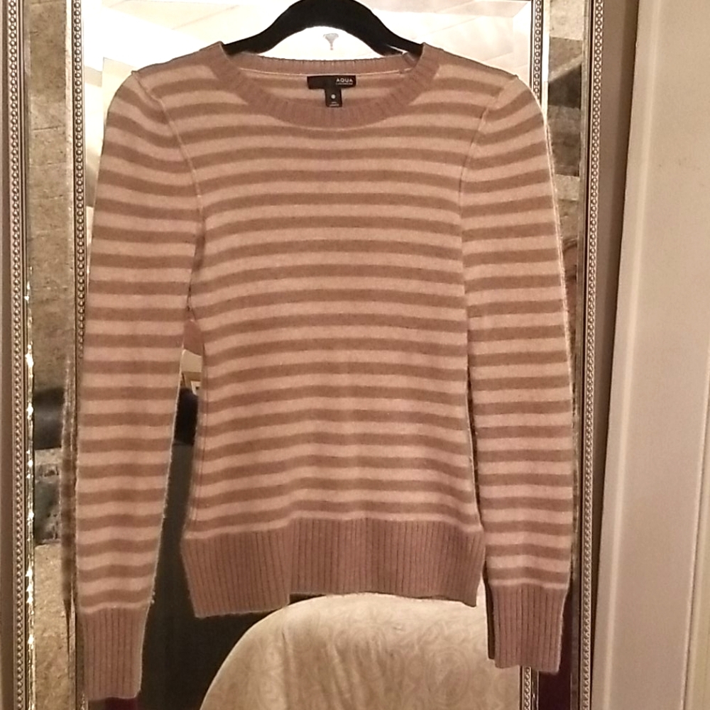 Aqua 100% Cashmere Sweater, XS